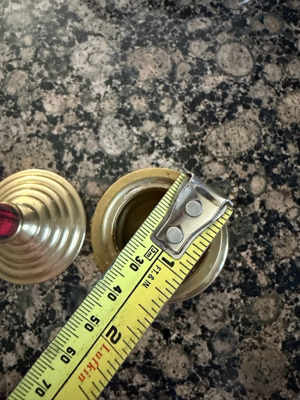 Brass Tartan Accent Candlestick Pair - Classic Home Accent